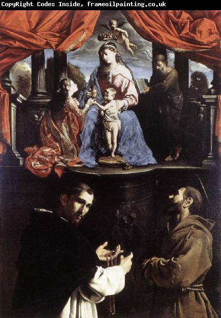 PAOLINI, Pietro The Mystic Marriage of St Catherine of Alexandria af